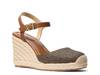 Kenzie Wedge Sandal Dark Brown view