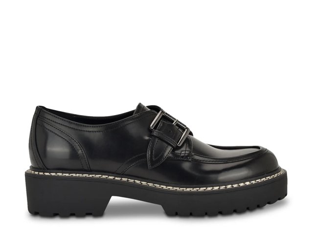 calvin klein dress shoes for women Calvin Klein Women's Saundee Monk Strap Shoe - Black - Loafers