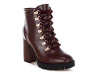 Hamiltons Platform Bootie Burgundy view