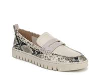 Uptown Penny Loafer Cream/Black Snake Print Leather view