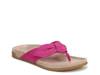 EVA Flip Flop Rose Pink Suede view