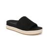Yasmina Wedge Sandal Black view