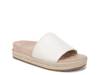 Yasmina Wedge Sandal Off White view