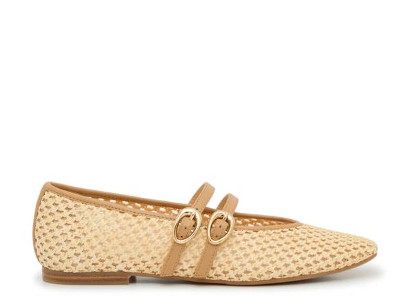 Featuring a natural toned Mary Jane flat.