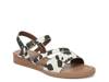 Arrow Sandal Brown/White Cow Print view