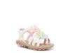 Lil Tres Mariposa Play Sandal - Kids' White/Multicolor view