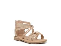 Lil Nubia Gladiator Sandal - Kids' Rose Gold Metallic view