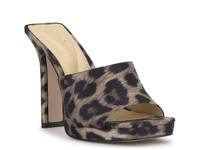 Azelica Platform Sandal Brown/Black Leopard Print Synthetic view