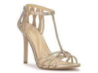 Jivira Sandal Gold Metallic Textile view