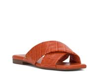Adisey Sandal Sunset Orange Croc Print Synthetic view
