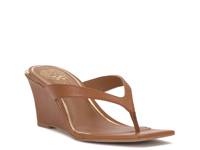Cianna Wedge Sandal Golden Walnut Leather view