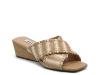 Nelios Wedge Sandal Wheat view