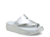 Getaway Metallic Platform Sandal Silver Metallic view