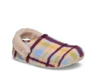 Classic Cozzzy Plaid Slipper Light Pink Plaid Print view