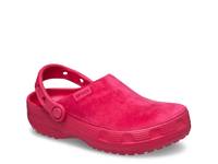 Classic Crafted Velvet Clog Red view