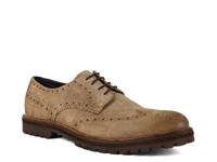 Phiz Wingtip Oxford Sand Suede view