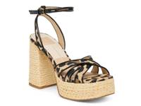Danila Platform Sandal Beige Leopard Print view