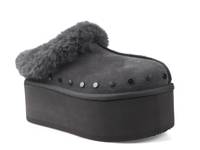 Sabi Platform Clog Grey Suede view