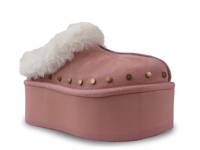 Sabi Platform Clog Pink Suede view