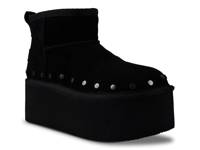 Shye Platform Bootie Black Suede view
