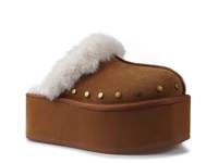 Sutton Platform Clog Tan Suede view
