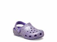 Classic Fantasy Glitter Clog - Kids' Purple view