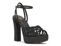 Samlee Platform Sandal Black Synthetic view