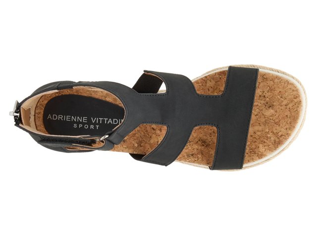 Adrienne Vittadini ウェッジサンダル, 24 / 24.5 cm? (USA 7.5) / wedge sandals (US size 7.5) Adrienne Vittadini Carlos Wedge Sandal - Free Shipping | DSW