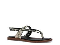 Bucky Sandal Off White/Black Snake Print view