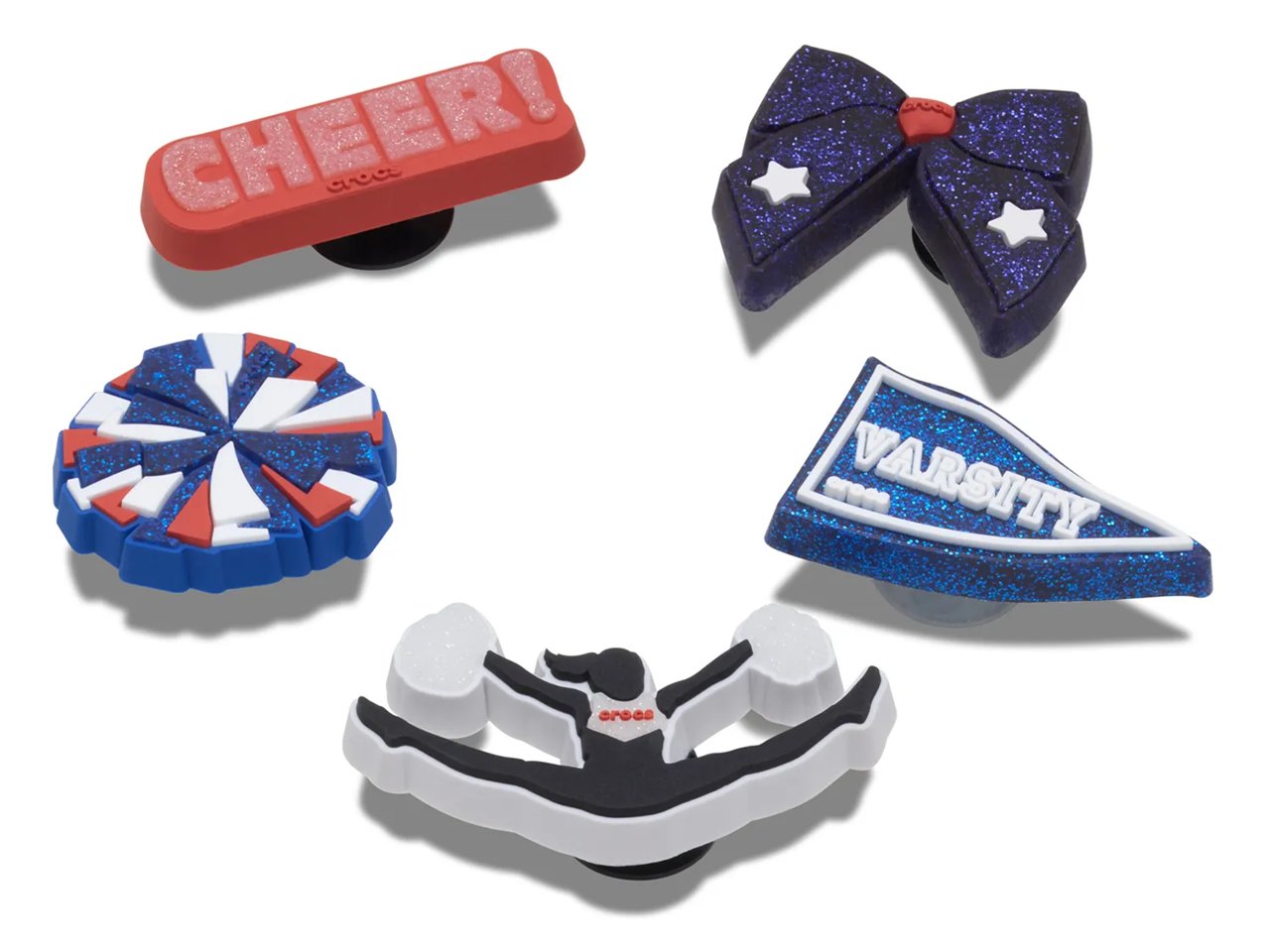 Cheer Jibbitz Set - 5 Pack