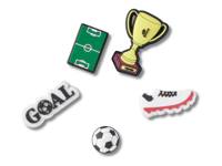 Soccer Star Jibbitz Set - 5 Pack Multicolor view