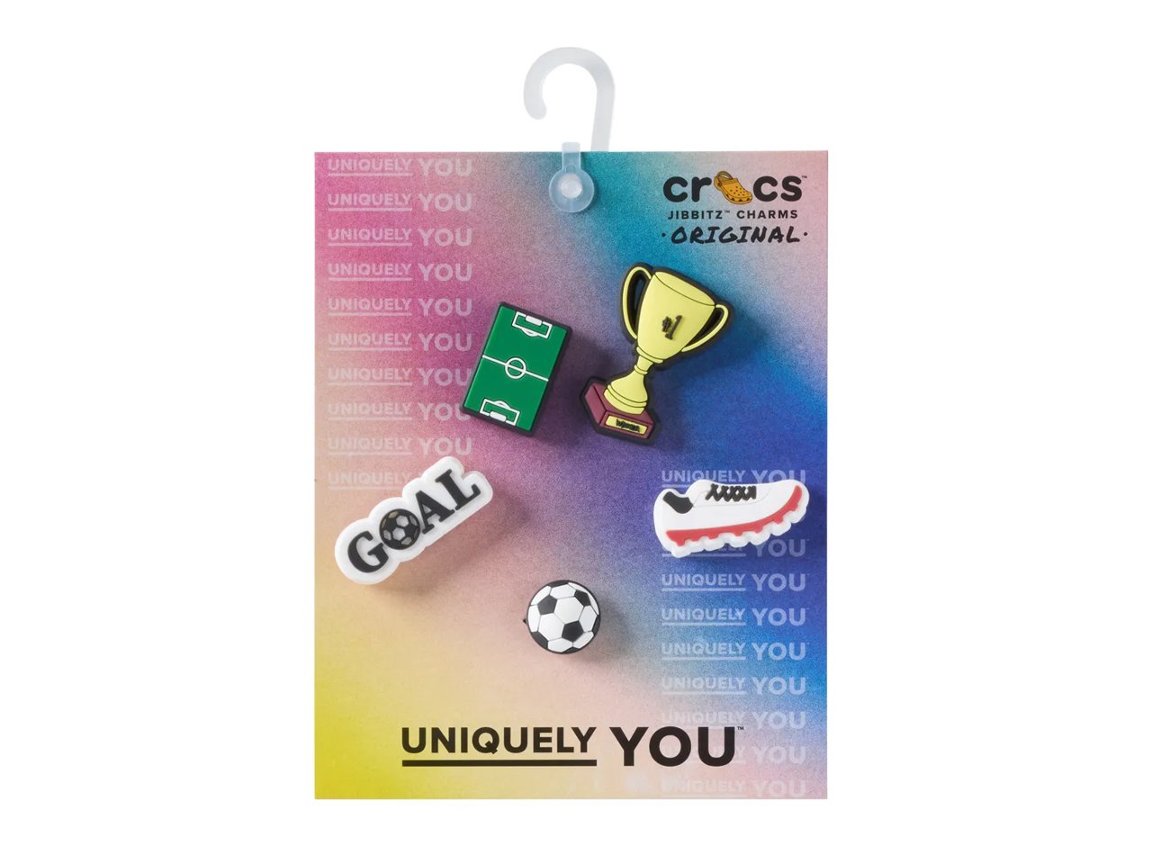 Soccer Star Jibbitz Set - 5 Pack