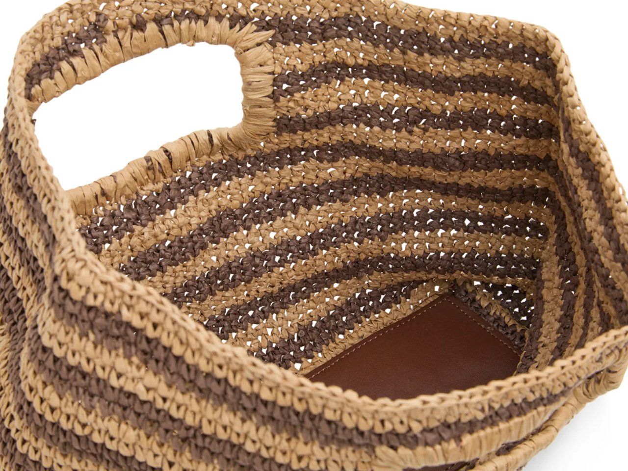 Stripe Cutout Clutch