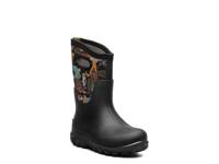 Classic Seamless Yeti Snow Boot - Kids' Black/Multicolor view