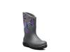 Classic Seamless Dandelion Snow Boot - Kids' Dark Grey/Multicolor view