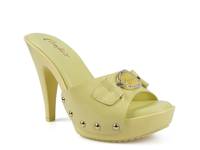 Lorenna Platform Sandal Yellow Patent Leather view