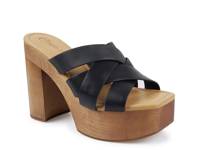 Marlie Platform Sandal Black Leather view
