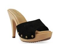 Viviana OMG Platform Sandal Black Suede view