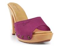 Viviana OMG Platform Sandal Fuchsia Suede view