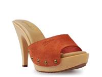 Viviana OMG Platform Sandal Orange Suede view