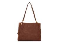 Lenox Leather Satchel Espresso Suede view