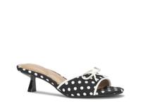 Morria Sandal Black/White Polka Dot Print view