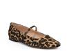 Valie Mary Jane Flat Black/Brown Leopard Print Fabric view