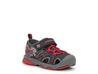 Spider-Man Light-Up Fisherman Sandal - Kids' Black/Red view