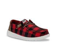 Wendy Slip-On - Women's Black/Red Plaid view