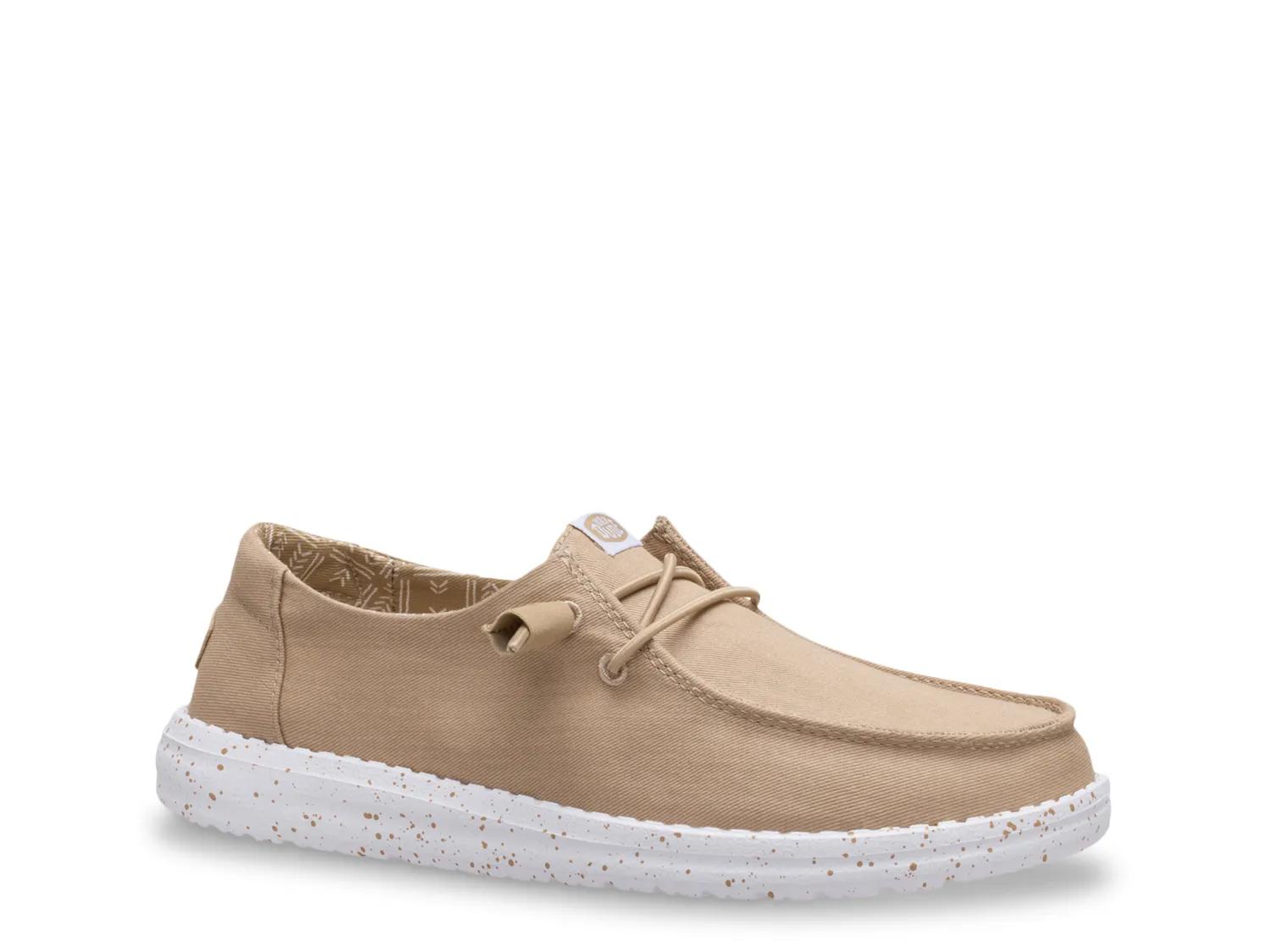 Hey Dude Wendy Stretch Canvas SlipOn | Women's | Incense Beige | Size 6 | Slip-Ons