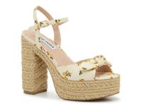 Gracen Espadrille Platform Sandal Yellow Floral Print view