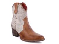 Baila II Cowboy Bootie - Women's Rustic Tan Leather view