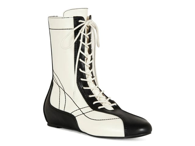 baeSANGACIO ホワイトレザー Azalea Wang Passer Bootie - Free Shipping | DSW