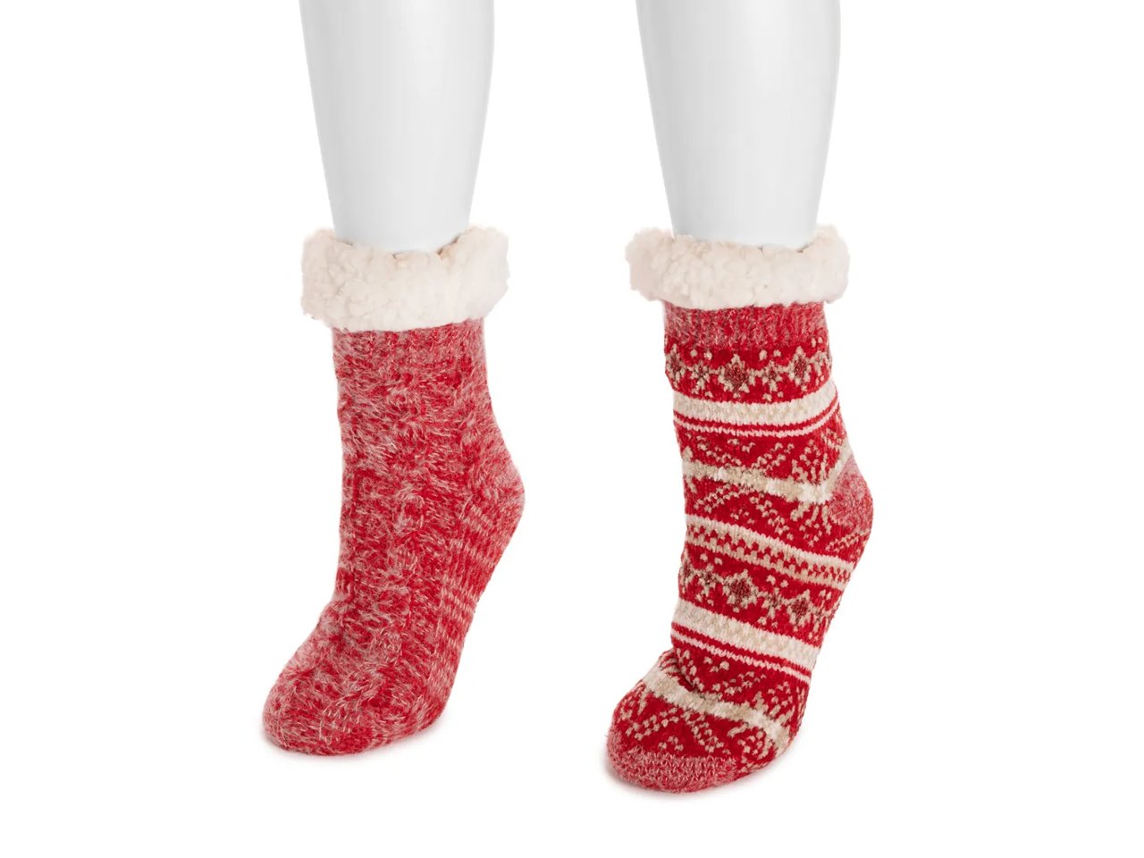 Chenille Eyelash Women's Slipper Socks - 2 Pack